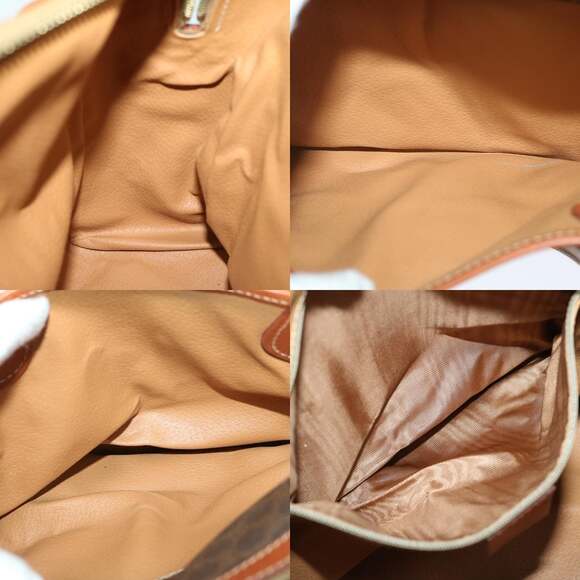 CELINE Macadam Canvas Hand Bag Pvc Brown - Picture 12 of 13